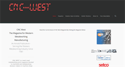 Desktop Screenshot of cnc-west.com