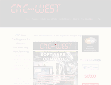 Tablet Screenshot of cnc-west.com